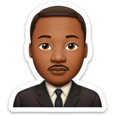 Martin Luther King Jr sticker