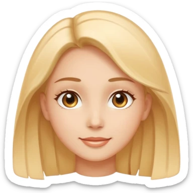 face silhouette with a shining youthful glow sticker