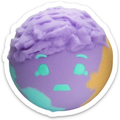 Lush bath bomb sticker