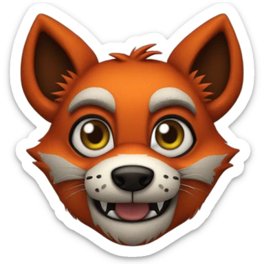 Foxy the pirate (from five nights at Freddy’s) sticker