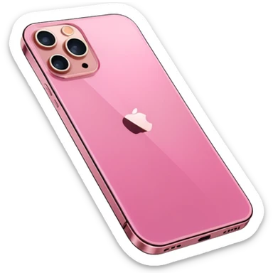 Pink iphone 12 pro max sticker