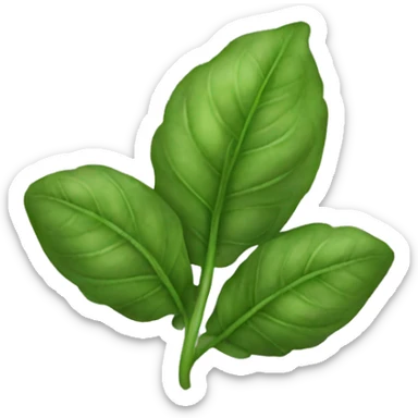basil leaves sticker