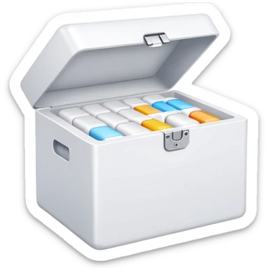 The pharmaceutical box sticker