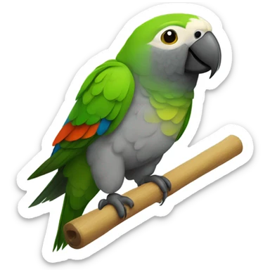 Smaller head senegal parrot sticker