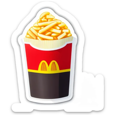 McDonald’s ￼ sticker