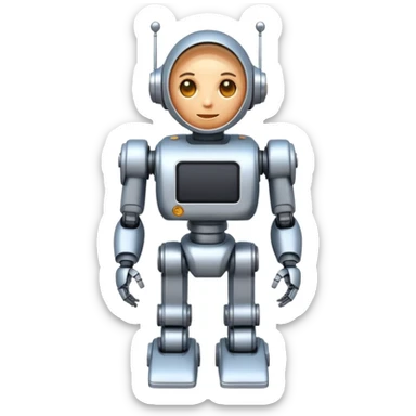 il faut que ce soit un robot cospmonaute sticker