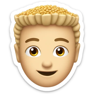 bowl of pearl barley sticker