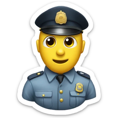 Officer Maggot sticker