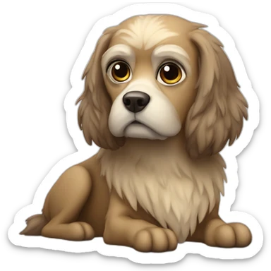 griffon dog philosopher sticker