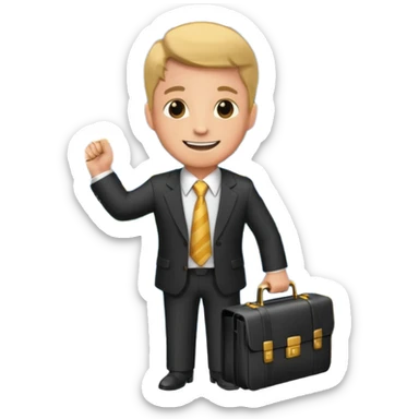 create an emoji  related to trader sticker