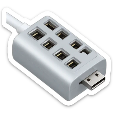 USB hub sticker