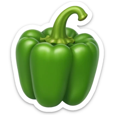 green Bell Peppers
 sticker