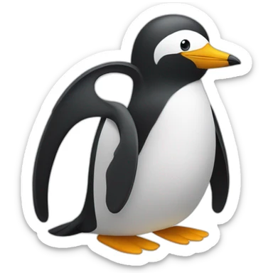 Pingouin trisomique sticker