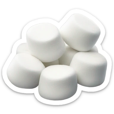 bunch of marshmellow sticker