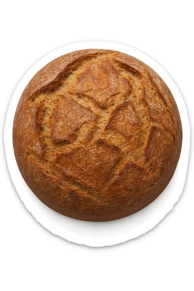 crusta di frumento vista dall'alto, iperrealistiche 4k sticker