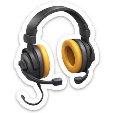 Gamer Headset Emoji sticker