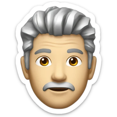 V fromCyberpunk 2077, face emoji ios sticker