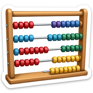 abacus counting device sticker