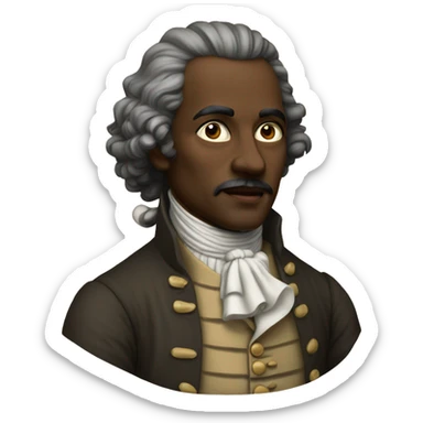 writer 18 century sticker