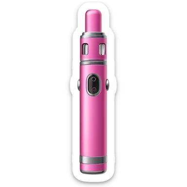 Pink vape sticker