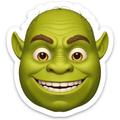 Shrek sticker
