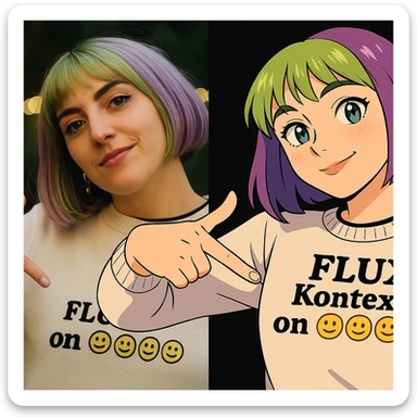 replace replicate to emojis and make the background black  sticker