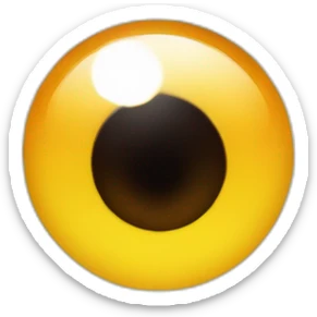 YEUX enflammés sticker