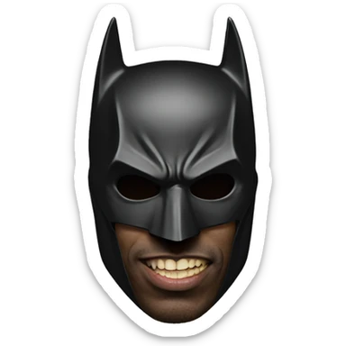Batman mask travis scott sticker