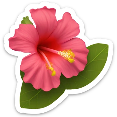 Flower gumamela sticker