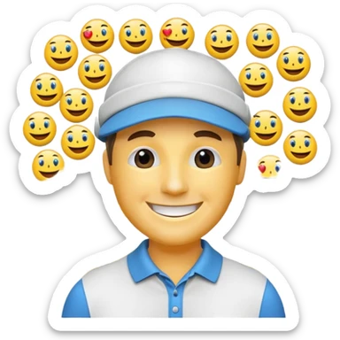 happy gilmore happy place emojis sticker