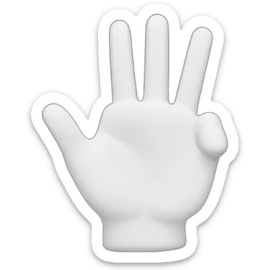 Heartbreak Hand sign sticker