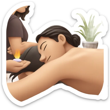 Aroma massage sticker