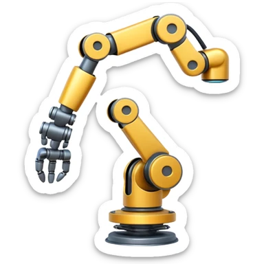 6 dof Robot arm sticker