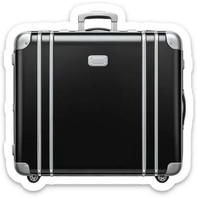 Rimowa full black suitcase sticker