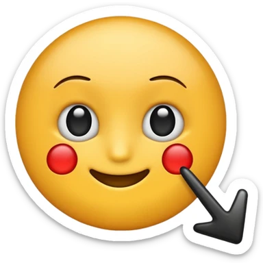 fait moi un emojis avec un fond bleu et un check mark noir au milieux sticker