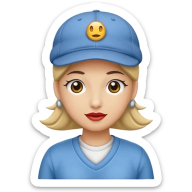 Una persona con gorra de lado y un pasamontañas sticker