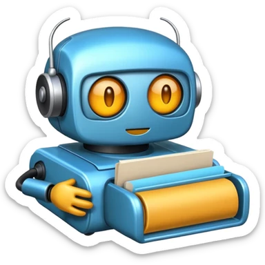 La palabra bot sticker