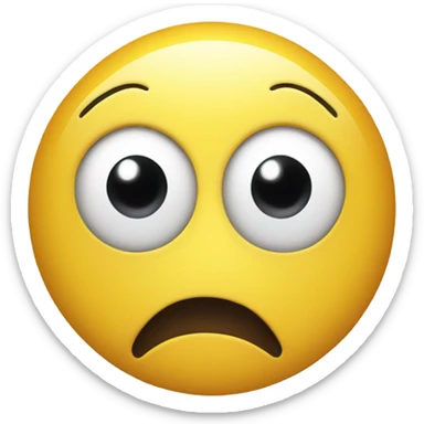 Smiley with a eye semi closed sticker