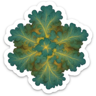 Fractal sticker
