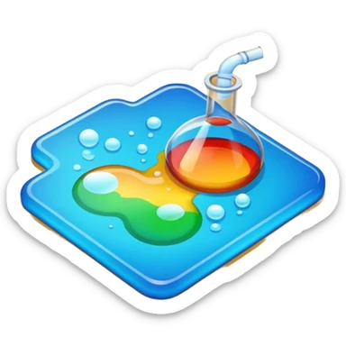 Spilled Chemicals sticker