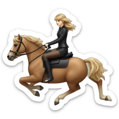 taylor-swift-riding-bbc sticker