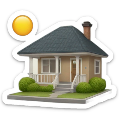 bungalow sticker
