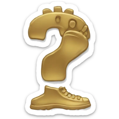 tone coin with handles and feet sticker