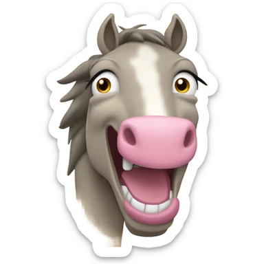 Caballo feliz  sticker