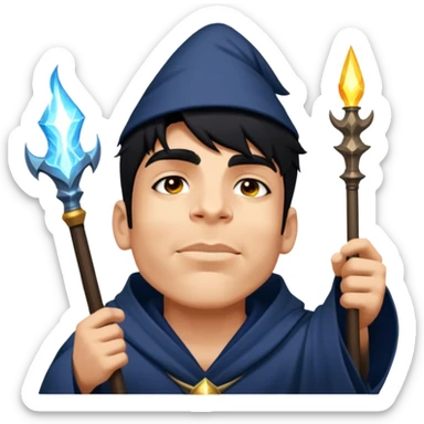 Stormcaller Wizard sticker