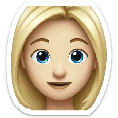 blue cute email icon sticker