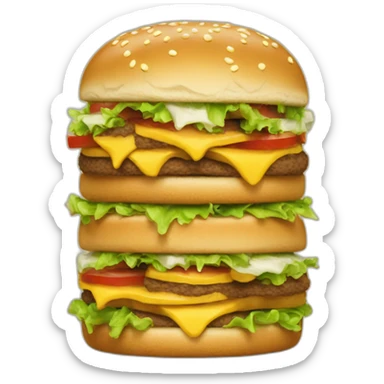 bigmac sticker