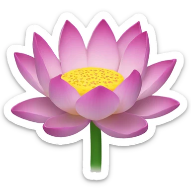 flower lotus sticker