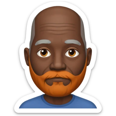 my dad buts he is black and not old with a grey beard and no hair i said gray hair sticker