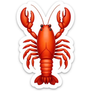 The crawfish wmoji sticker